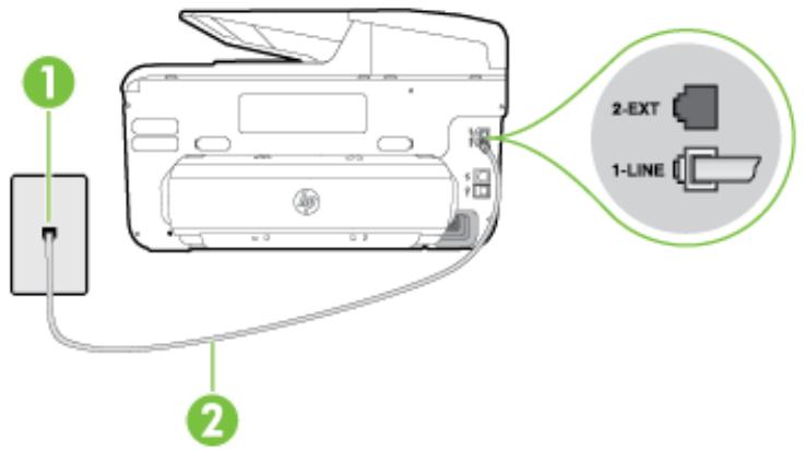 HP OFFICEJET PRO 276DW (CR770A) - Échec du test de la connexion du cordon téléphonique au port du télécopieur - 2