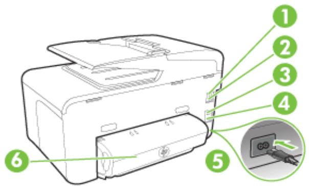 HP OFFICEJET PRO 276DW (CR770A) - Vue arrière - 1