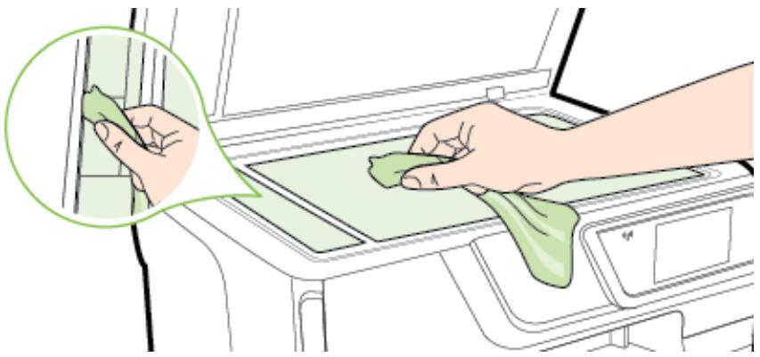 HP OFFICEJET PRO 276DW (CR770A) - Pour nettoyer la vitre du scanner - 1