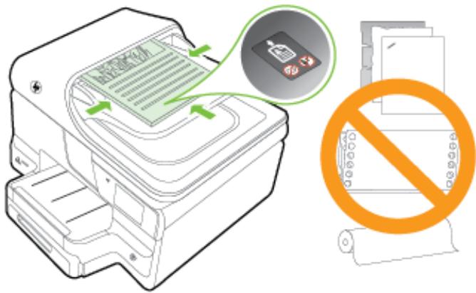 HP OFFICEJET PRO 276DW (CR770A) - Pour charger un original dans le bac d'alimentation - 1