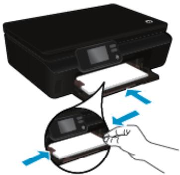 HP PHOTOSMART 5522 - Chargement du papier de format standard - 3