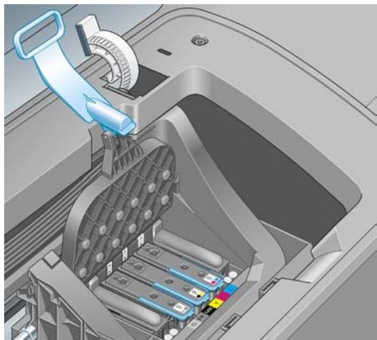 HP DESIGNJET T1100 - Retrait d'une tête d'impression - 9