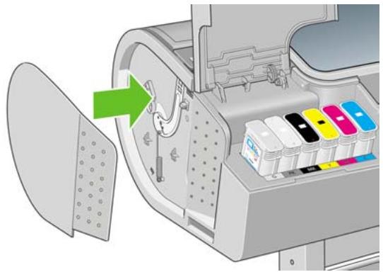 HP DESIGNJET T1100 - Remplacement du couteau - 13