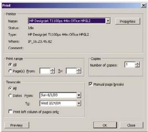 HP DESIGNJET T1100 - Utilisation de Microsoft Project - 2