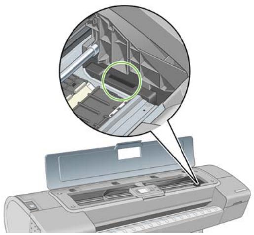 HP DESIGNJET T1100 - Nettoyage du détecteur de gouttes de la tête d'impression - 6