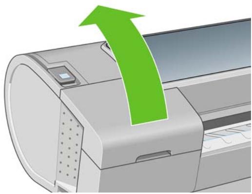 HP DESIGNJET T1100 - Retrait d'une cartouche d'encre - 2