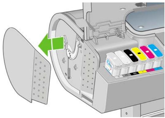 HP DESIGNJET T1100 - Remplacement du couteau - 4