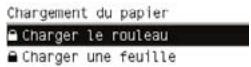 HP DESIGNJET T1100 - Sélectionnez Charger le rouleau. - 1