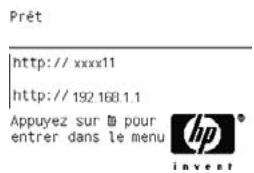 HP DESIGNJET T1100 - Connexion à un réseau (Windows) - 1