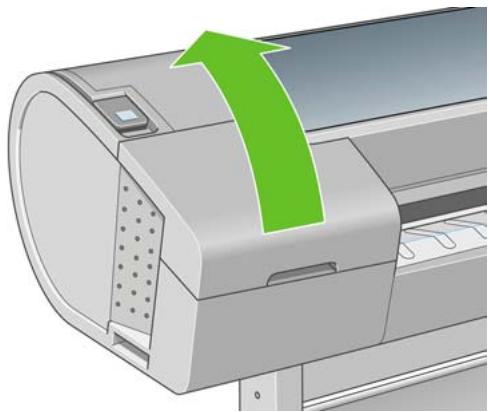HP DESIGNJET T1100 - Remplacement du couteau - 2