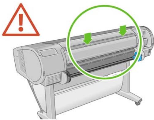 HP DESIGNJET T1100 - Chargement d'un rouleau sur la bobine de 44 pouces - 2