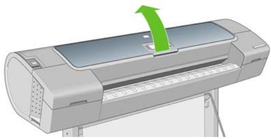 HP DESIGNJET T1100 - Nettoyage du détecteur de gouttes de la tête d'impression - 5
