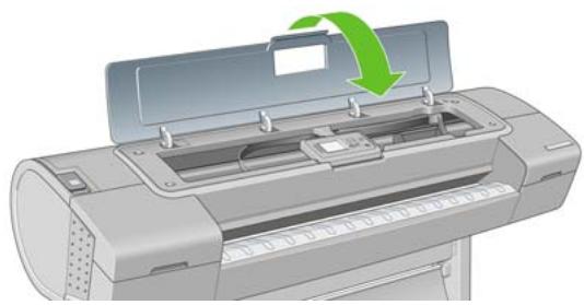 HP DESIGNJET T1100 - Un bourrage papier s'est produit - 10