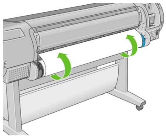 HP DESIGNJET T1100 - Procedure de chargement facile - 6