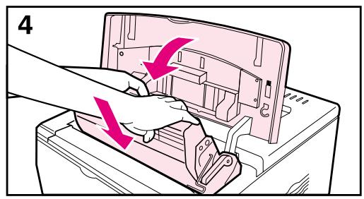 HP DESKJET F4224 ALL-IN-ONE PRINTER - Fjerne fastkjøring fra området ved det øvredekselet - 4