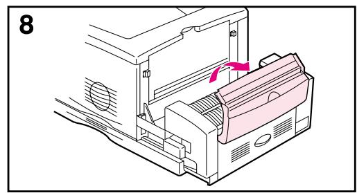 HP DESKJET F4224 ALL-IN-ONE PRINTER - Fjerne fastkjørt papir i tosidigenheten (ekstrautstyr) - 8