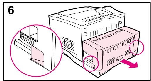 HP DESKJET F4224 ALL-IN-ONE PRINTER - Fjerne fastkjørt papir i tosidigenheten (ekstrautstyr) - 6