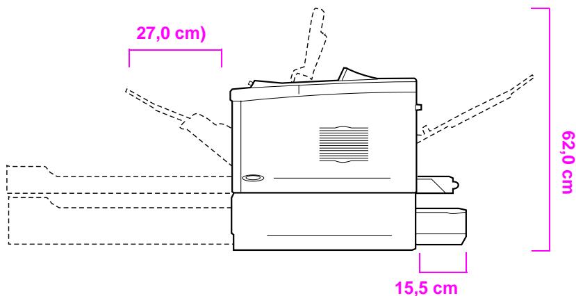 HP DESKJET F4224 ALL-IN-ONE PRINTER - Fysiske dimensjoner - 4