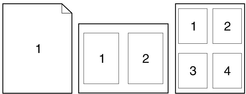 HP DESKJET F4224 ALL-IN-ONE PRINTER - Skrive ut den første sider på annet papir - 1