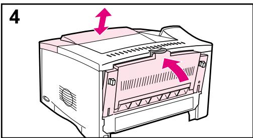 HP DESKJET F4224 ALL-IN-ONE PRINTER - Fjerne fastkjørt papir fra utmatingsområdene - 4