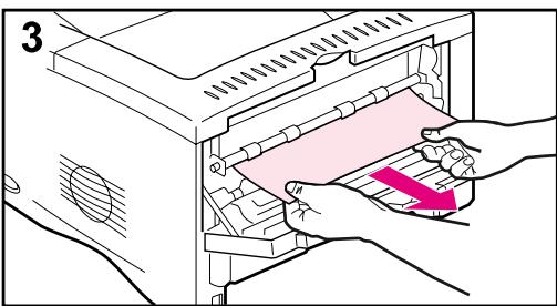 HP DESKJET F4224 ALL-IN-ONE PRINTER - Fjerne fastkjørt papir fra utmatingsområdene - 3
