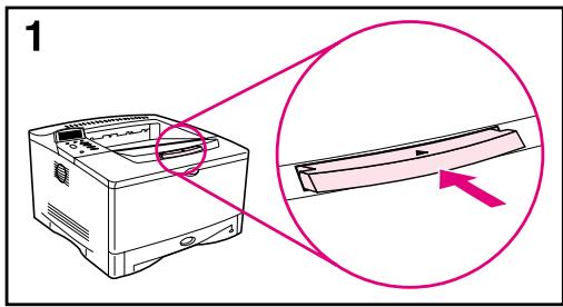 HP DESKJET F4224 ALL-IN-ONE PRINTER - Justere papirstoppen - 1
