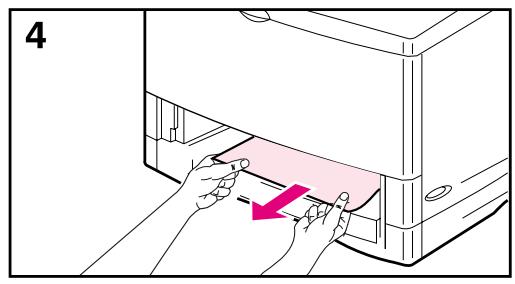 HP DESKJET F4224 ALL-IN-ONE PRINTER - Fjerne fastkjørt papir i tosidigenheten (ekstrautstyr) - 4