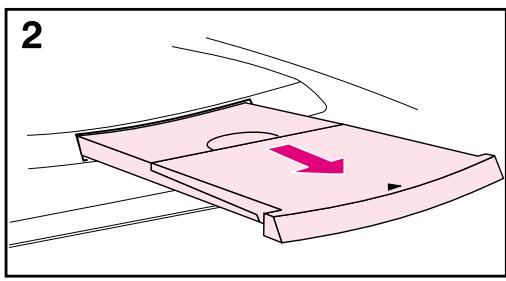 HP DESKJET F4224 ALL-IN-ONE PRINTER - Justere papirstoppen - 2