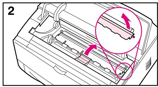 HP DESKJET F4224 ALL-IN-ONE PRINTER - Fjerne fastkjøring fra området ved det øvredekselet - 2