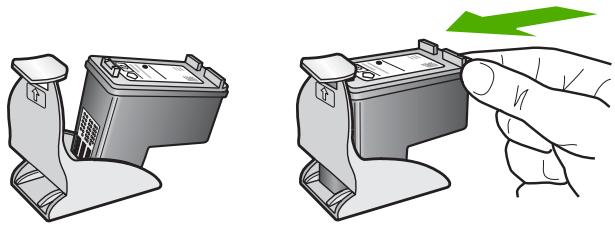 HP PHOTOSMART 2570 - Insertion d'une cartouche dans son étui de protection - 1