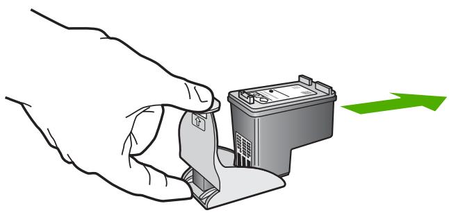 HP PHOTOSMART 2570 - Retrait de la cartouche d'impression de son étui de protection - 1