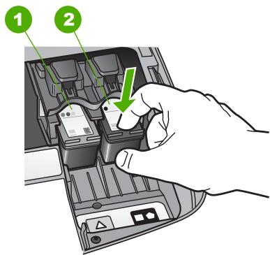 HP PHOTOSMART 2570 - Remplacement des cartouches d'impression - 3