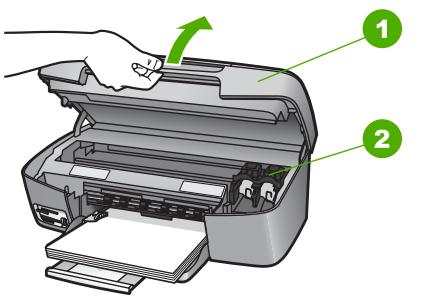 HP PHOTOSMART 2570 - Remplacement des cartouches d'impression - 2