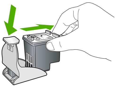 HP PHOTOSMART C4400 ALL-IN-ONE - Pour retirer la cartouche d'impression de son étui de protection - 1