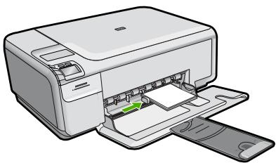HP PHOTOSMART C4400 ALL-IN-ONE - Chargement de papier photo petit format dans le bac d'alimentation - 3