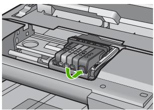 HP PHOTOSMART C5380 - So tauschen Sie die Tintenpatronen aus: - 3