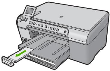 HP PHOTOSMART C5380 - Papier van volledig formaat plaatsen - 5
