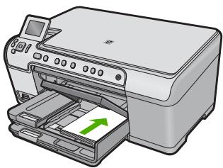 HP PHOTOSMART C5380 - Pour charger du papier photo jusqu'au format 13 x 18 cm (5 x 7 pouces) dans le bac d'alimentation photo - 3