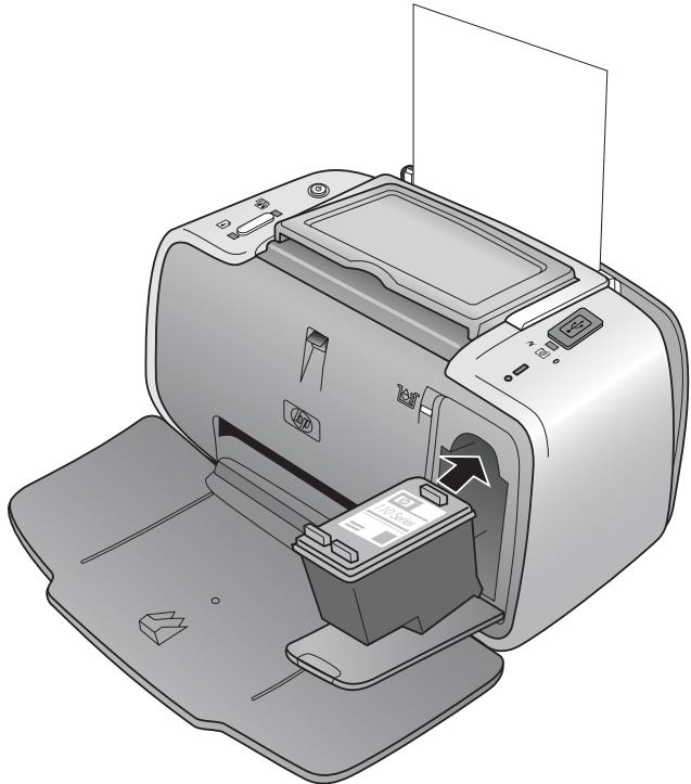 HP PHOTOSMART A314 - Pour insérer la cartouche - 1