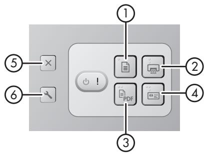 HP SCANJET N6010 - Scanner buttons - 1