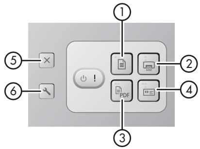 HP SCANJET N6010 - Botones del escáner - 1