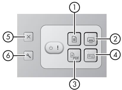 HP SCANJET N6010 - Botões do scanner - 1