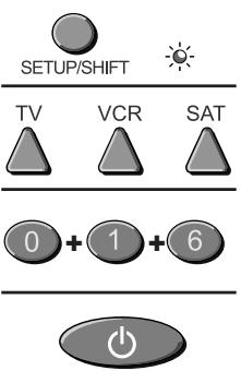 THOMSON ROC 40 - Method B - 3-digit codes programming - 1