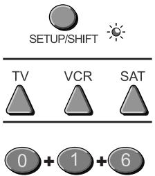 THOMSON ROC 40 - Metode D - Programmering for at betjene en COMBO (kombineret TV/VCR) - 7