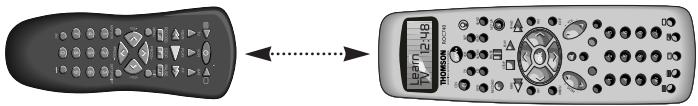 THOMSON ROC 740 - Code downloading from other remote controls - 4