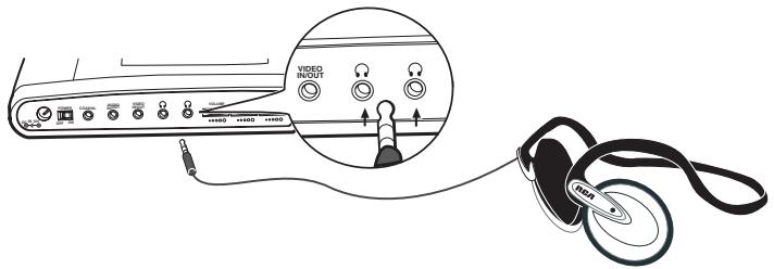 THOMSON DTH620 - Raccordement d'un casque - 1
