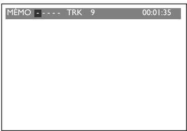 MÉMO - - - - TRK 9 00:01:35