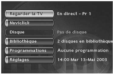 THOMSON DTH8543 - Regarder les Programmes TV - 1