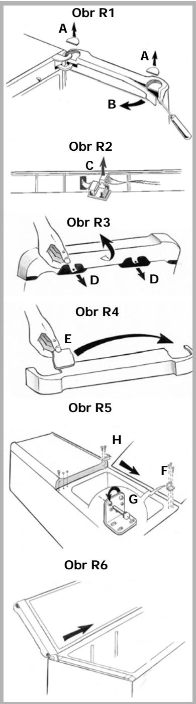 BRANDT CE3523X - Demontáž dvířek - 1