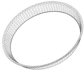 BRANDT 24GC1 - Le plat à tarte en verre : (fournie avec les modèles comprenant la fonction chaleur tournante) - 1